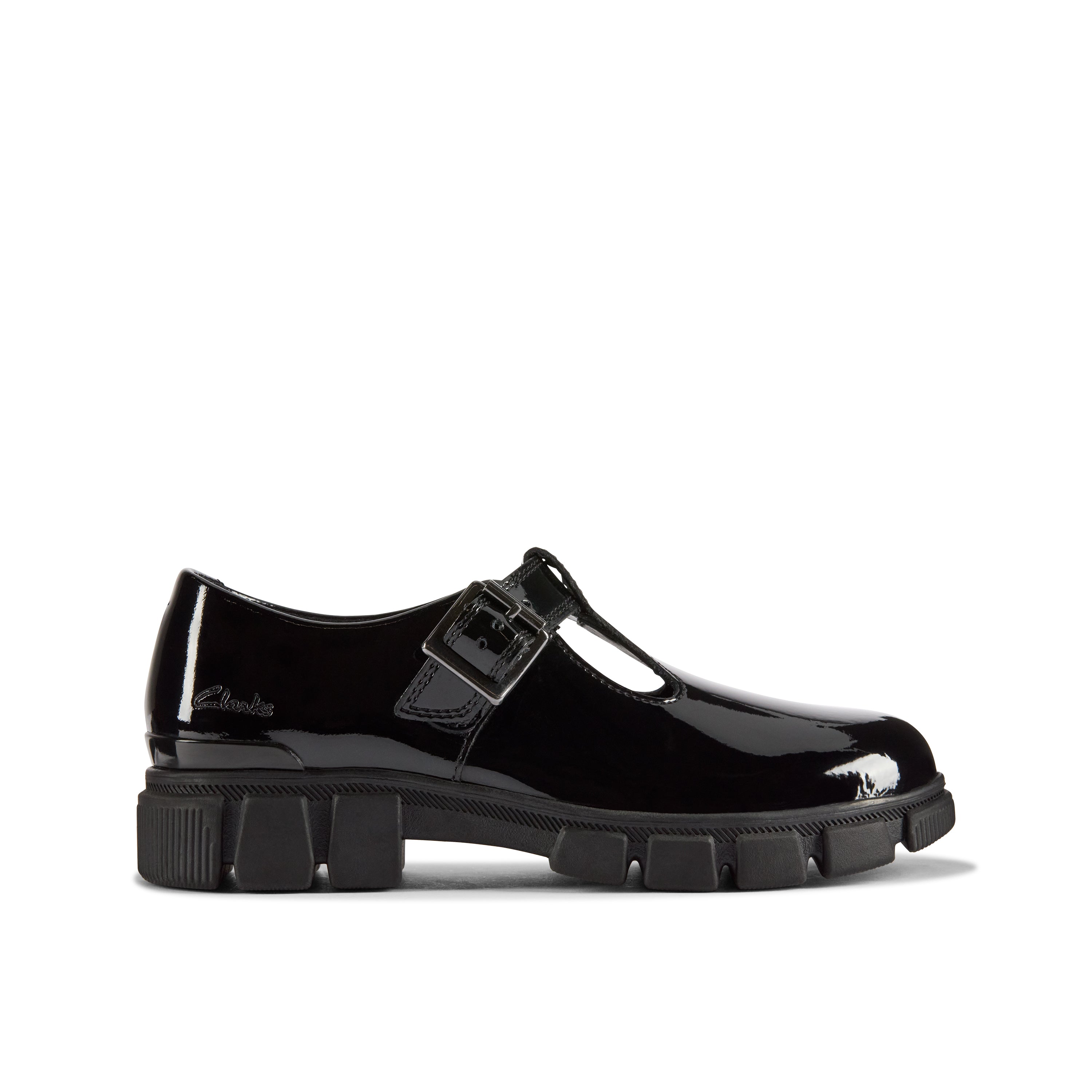 Clarks Evyn Bar K. Black Pat