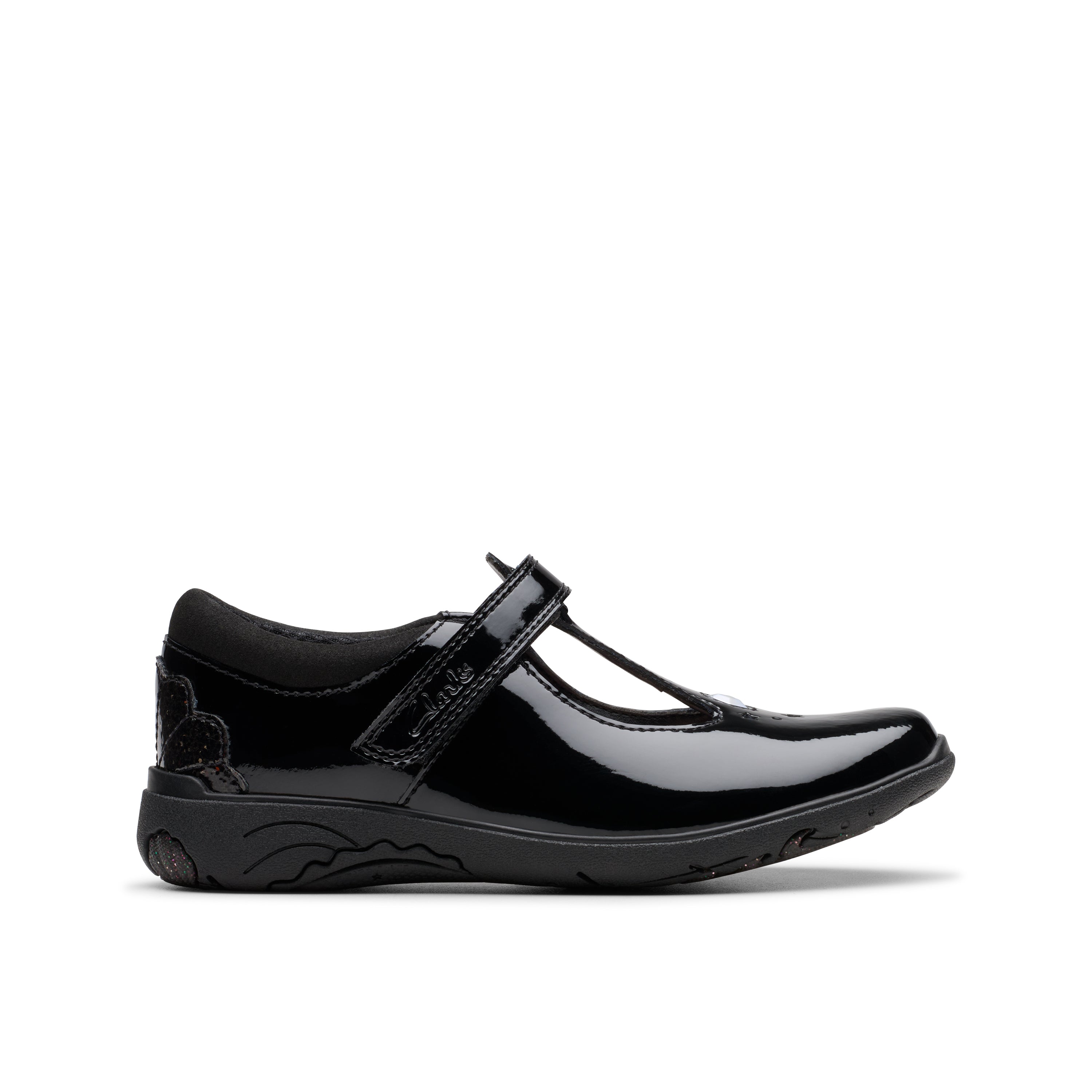 Clarks Relda Gem K. Black Pat