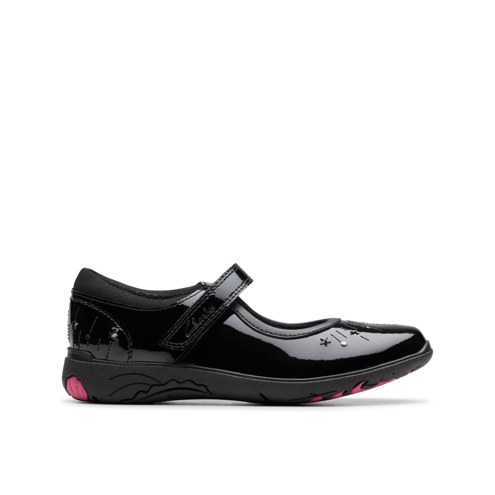 Clarks Relda Wish K Black Patent