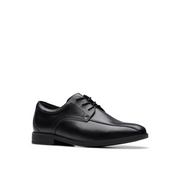 Clarks Jonwin Loop Y Black Leather