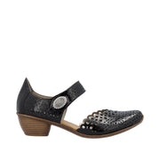 Rieker 43753-02 Black Patent