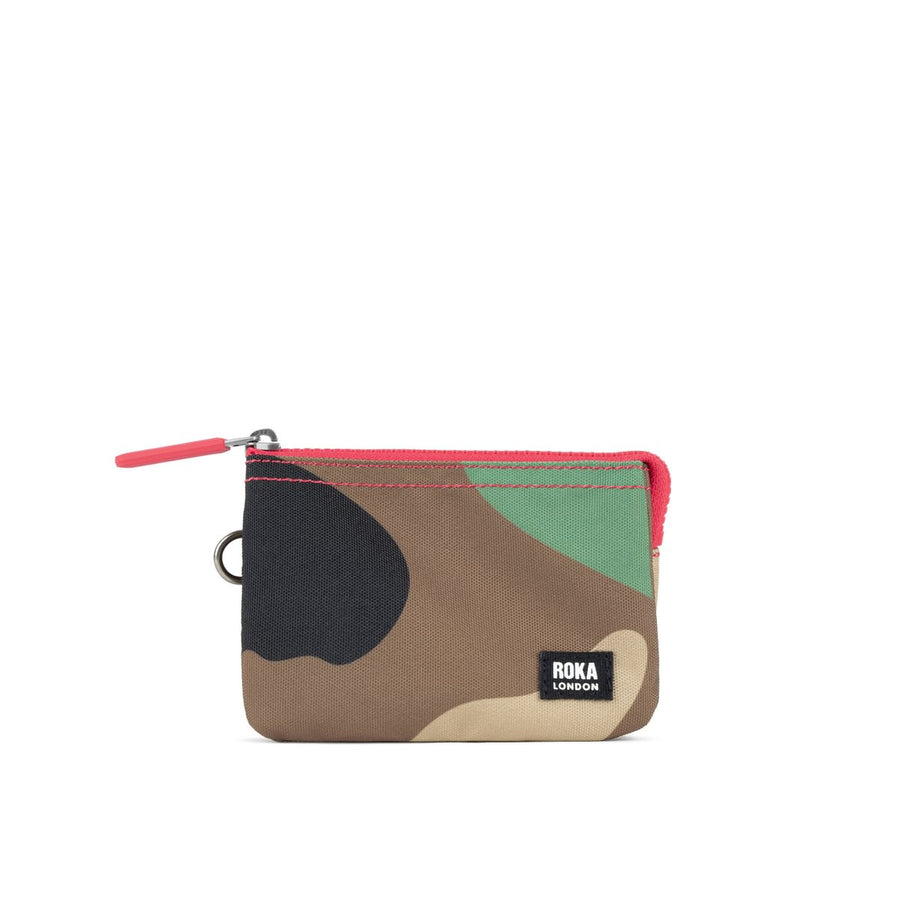 ROKA Carnaby Wallet Vintage Camo Recycled Canvas