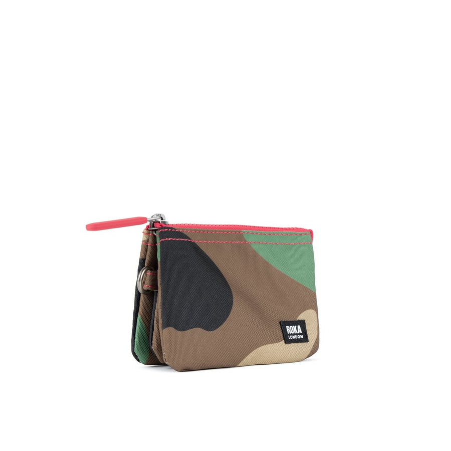ROKA Carnaby Wallet Vintage Camo Recycled Canvas