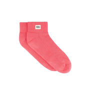 ROKA Wembley Crop Sock Coral Organic Cotton