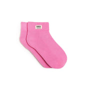 ROKA Wembley Crop Sock Pink Carnation Organic Cotton