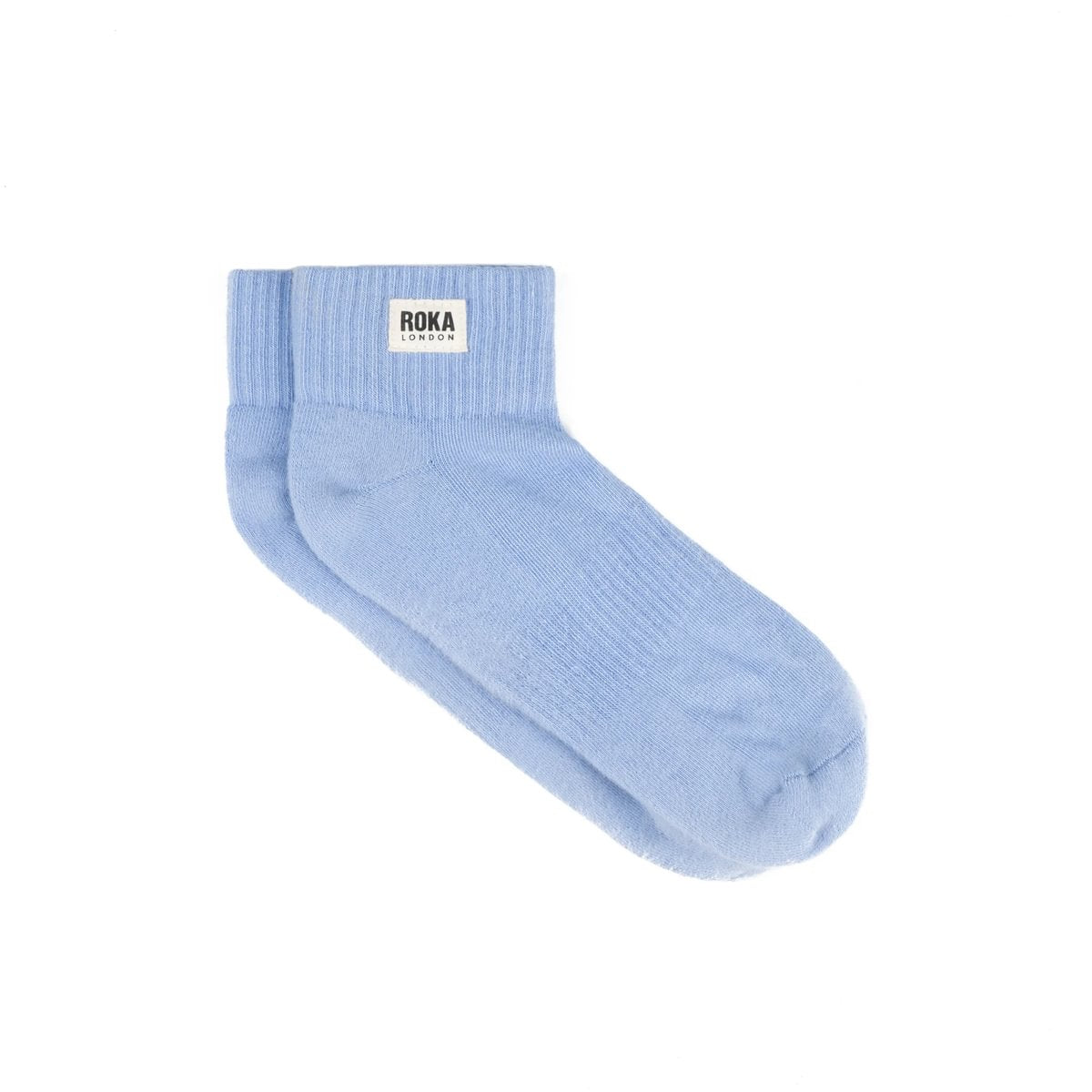 ROKA Wembley Crop Sock Thistle Organic Cotton