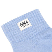 ROKA Wembley Crop Sock Thistle Organic Cotton