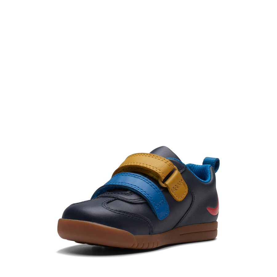Clarks Den Play T Navy Leather