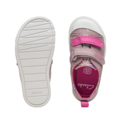 Clarks City Bright T Dusty Pink Canvas