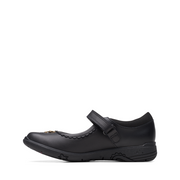 Clarks Relda Sea K Black Leather