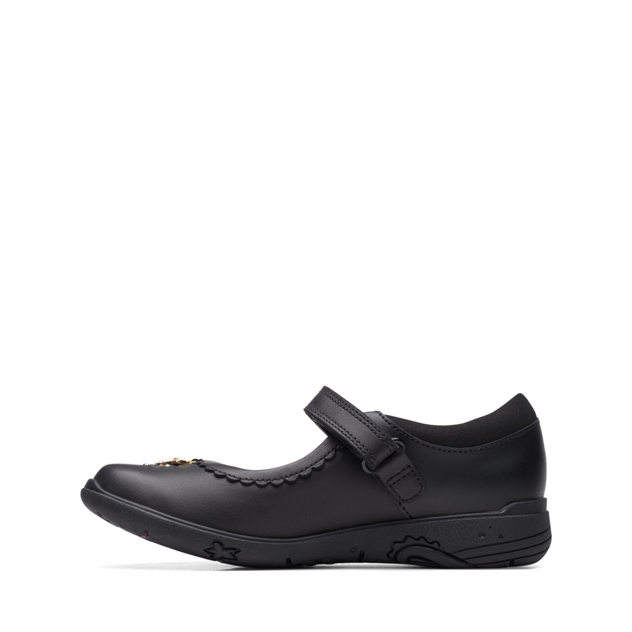 Clarks Relda Sea K Black Leather