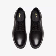 Clarks Batcombe Tie Black Leather