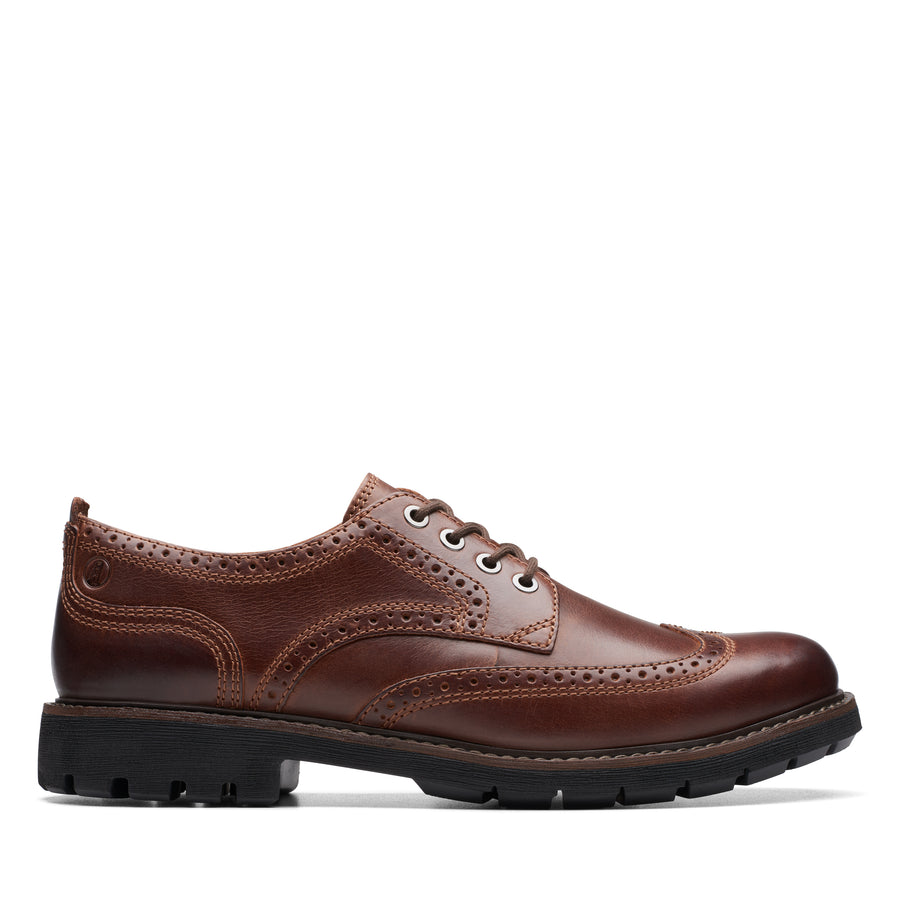 Clarks Batcombe Far Dark Tan Leather