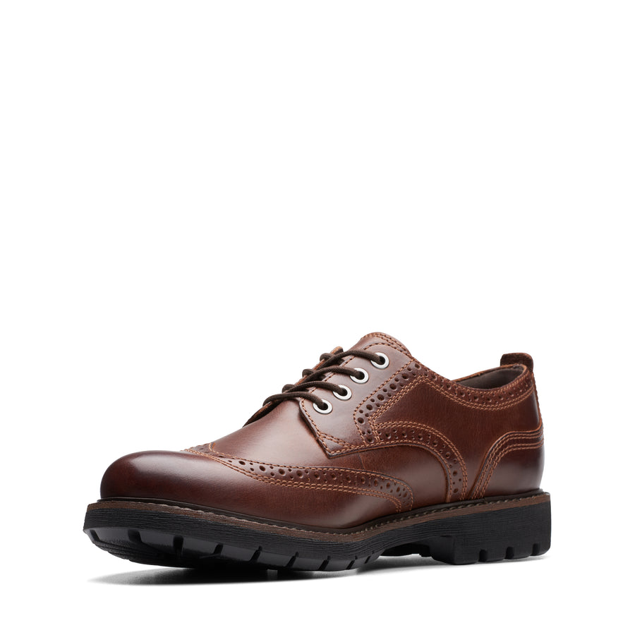 Clarks Batcombe Far Dark Tan Leather