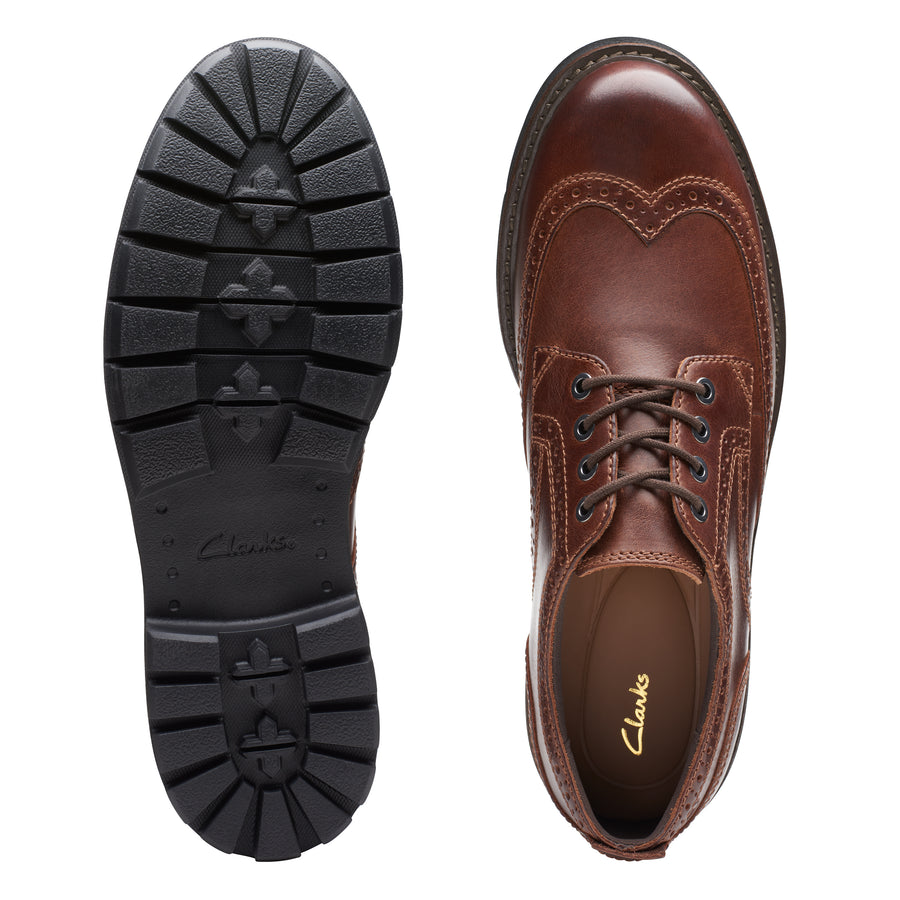 Clarks Batcombe Far Dark Tan Leather