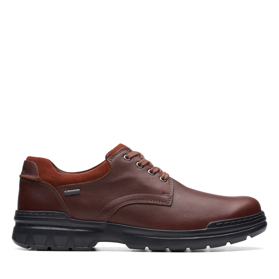 Clarks Rockie Walk GTX Dark Tan Leather
