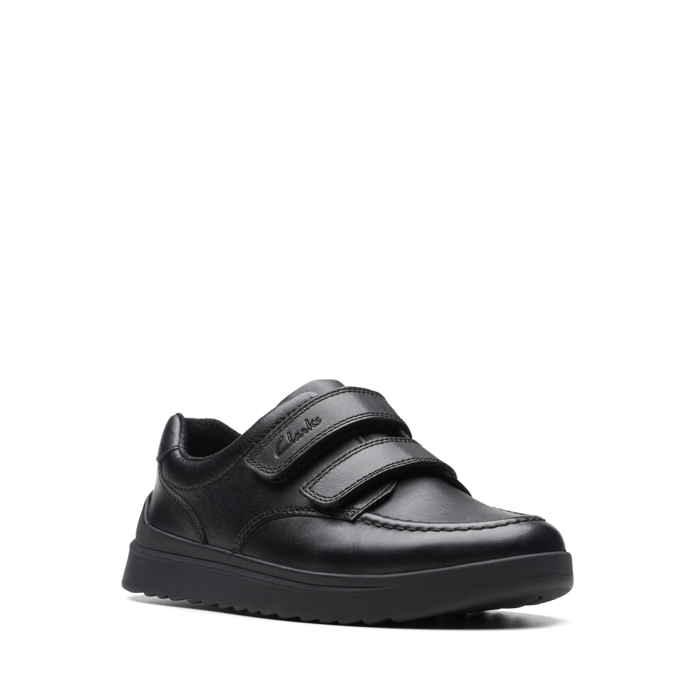 Clarks Goal Style K Black Leather