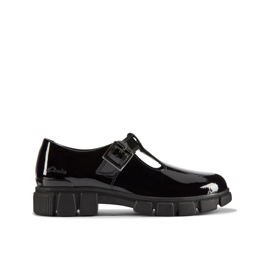 Clarks Evyn Bar K. Black Pat