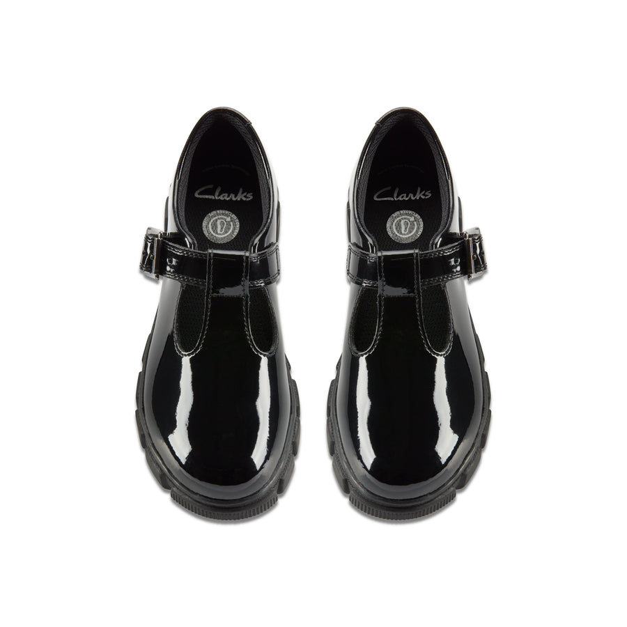 Clarks Evyn Bar K. Black Pat