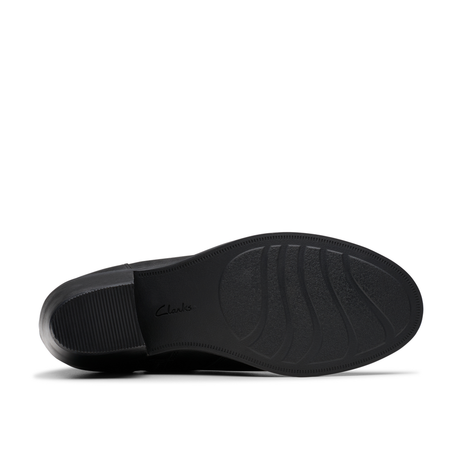 Clarks Neva Buckle Black Leather