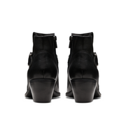 Clarks Neva Buckle Black Leather