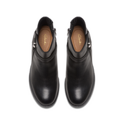 Clarks Neva Buckle Black Leather