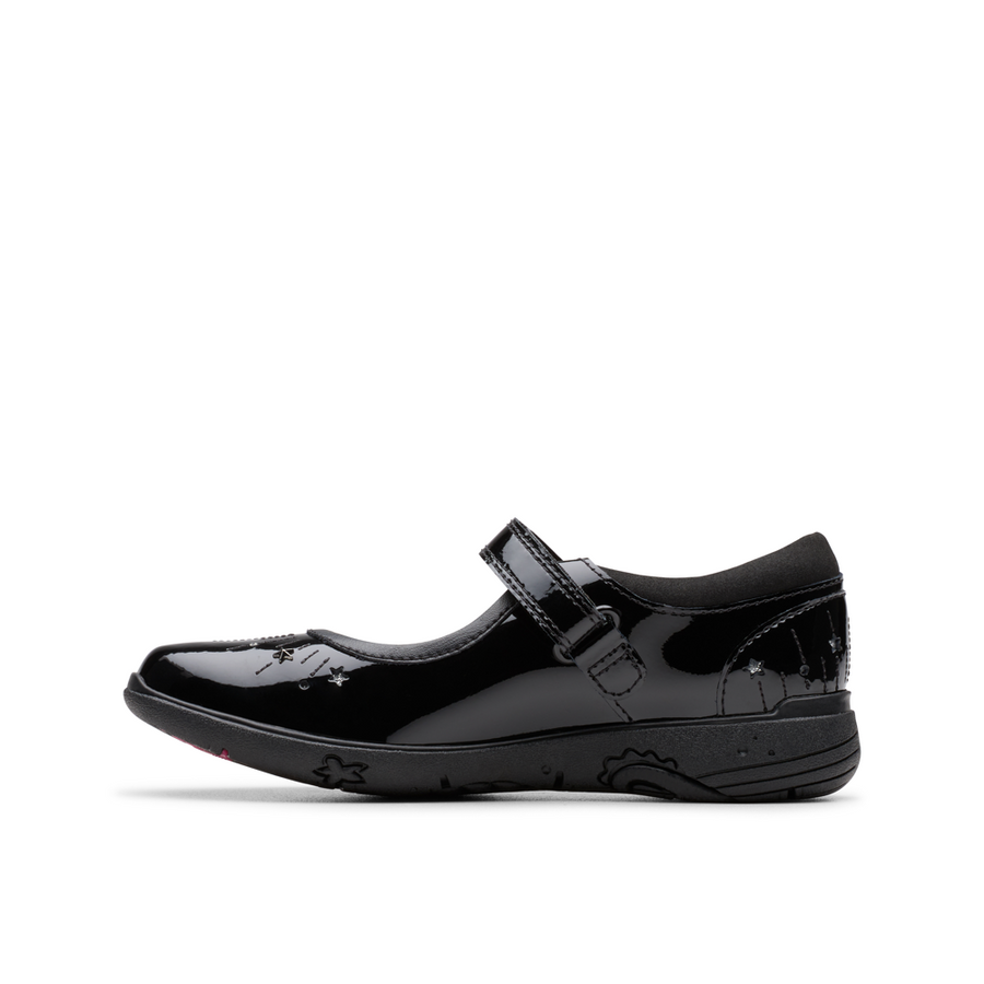 Clarks Relda Wish K Black Patent