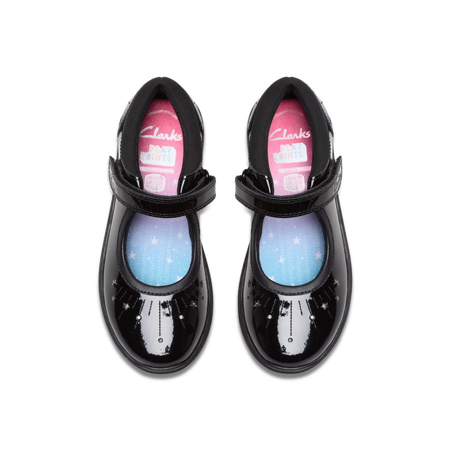 Clarks Relda Wish K Black Patent