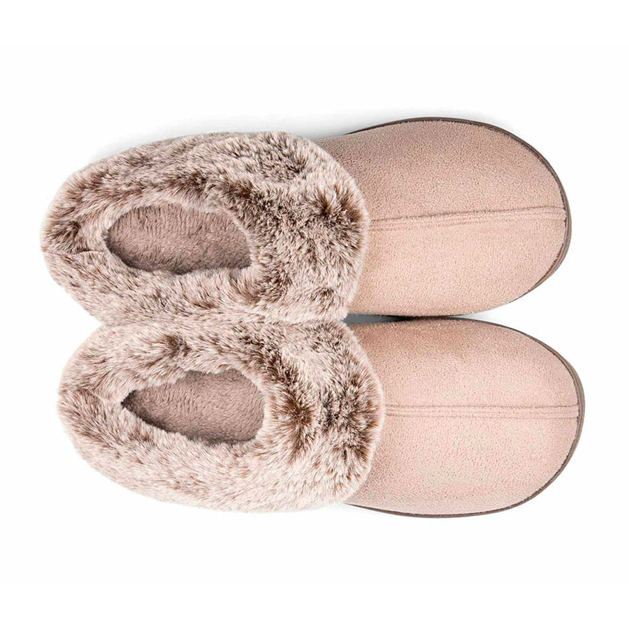 Padders Florrie Taupe Combi Slippers
