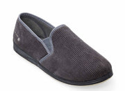 Padders Albert Grey Corduroy Slippers