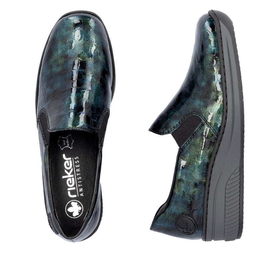 Rieker 48752-92 Blue/Green