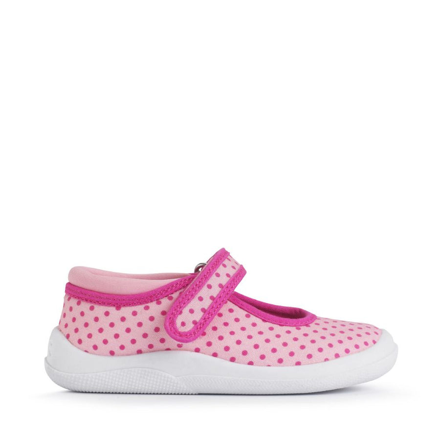 Start-Rite Wriggles Mary Jane Pink Polka Dot Pink