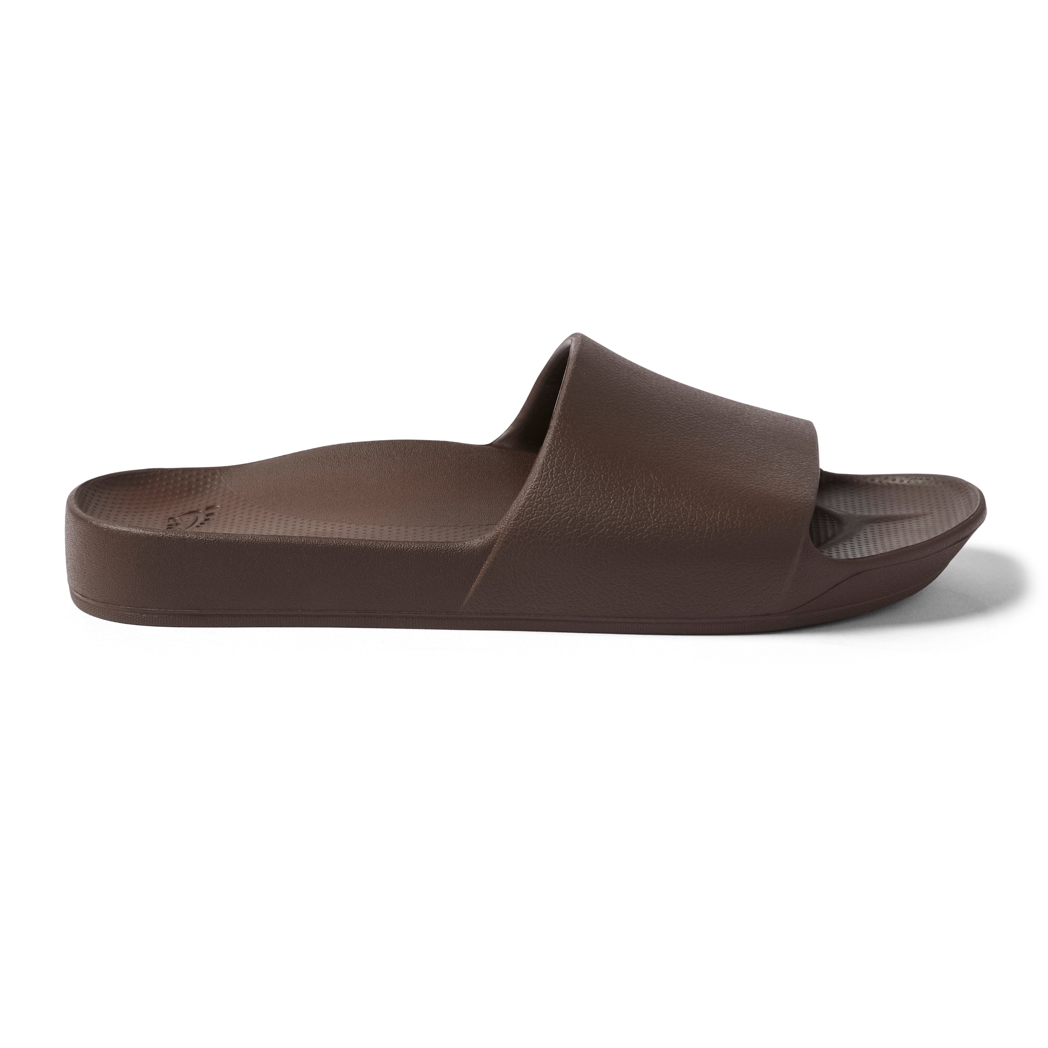 Archies Arch Support Slides Classic Brown