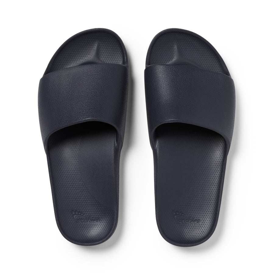 Archies Arch Support Slides Classic Navy