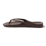 Archies Arch Support Flip Flops Classic Brown