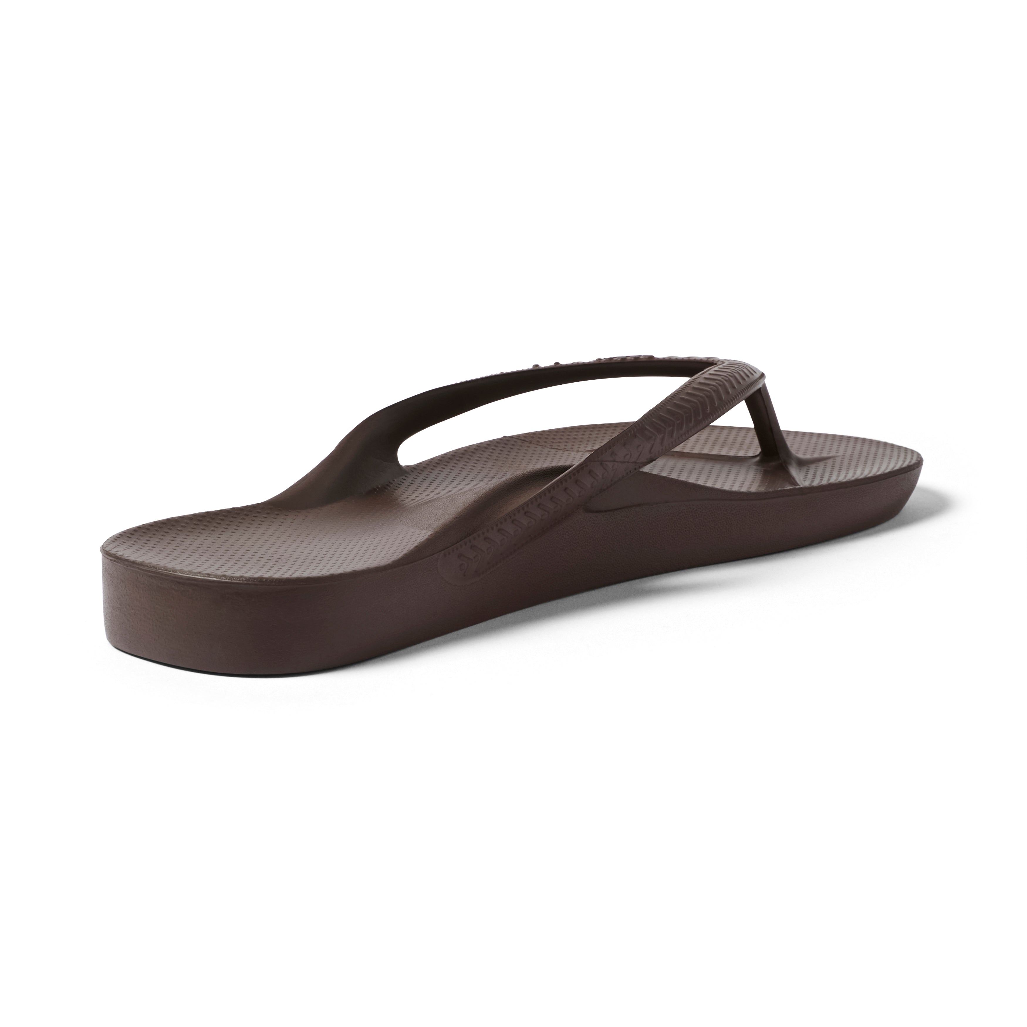 Archies Arch Support Flip Flops Classic Brown