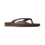 Archies Arch Support Flip Flops Classic Brown
