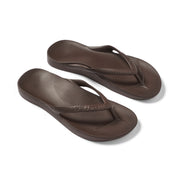 Archies Arch Support Flip Flops Classic Brown