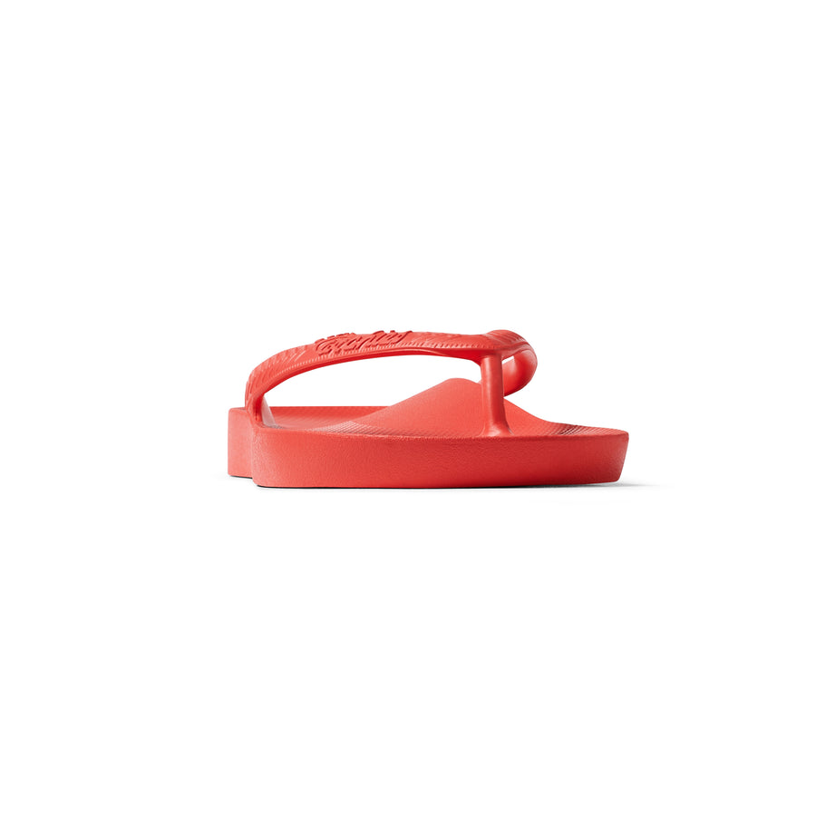 Archies Arch Support Flip Flops Classic Coral