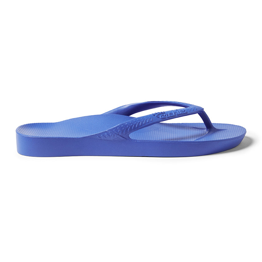 Archies Arch Support Flip Flops Classic Royal Blue