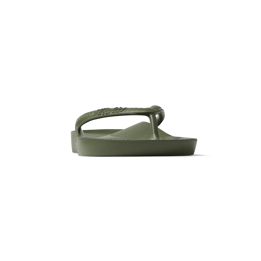 Archies Arch Support Flip Flops Classic Olive