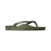 Archies Arch Support Flip Flops Classic Olive