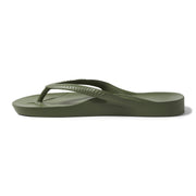 Archies Arch Support Flip Flops Classic Olive