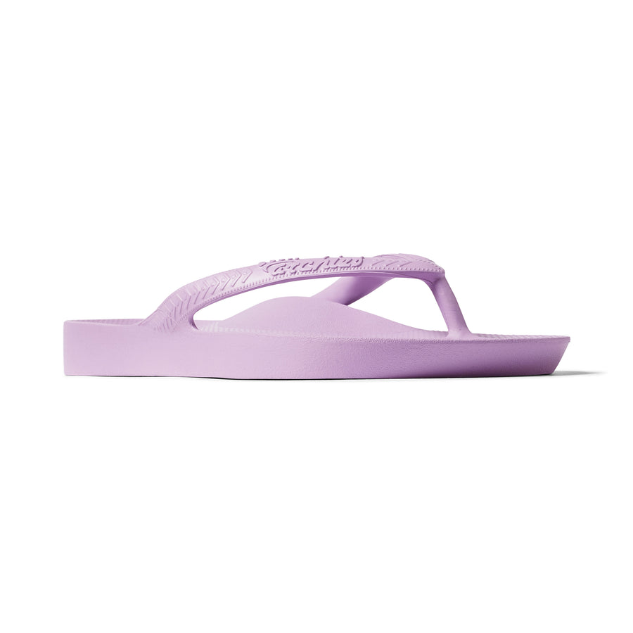 Archies Arch Support Flip Flops Classic Lilac
