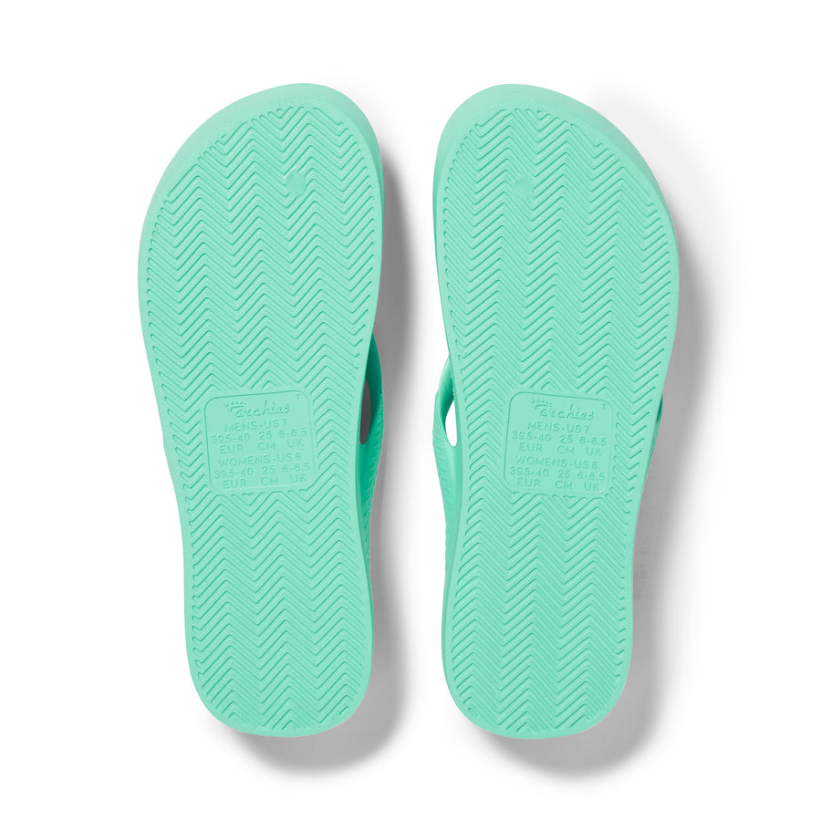 Archies Arch Support Flip Flops Classic Mint