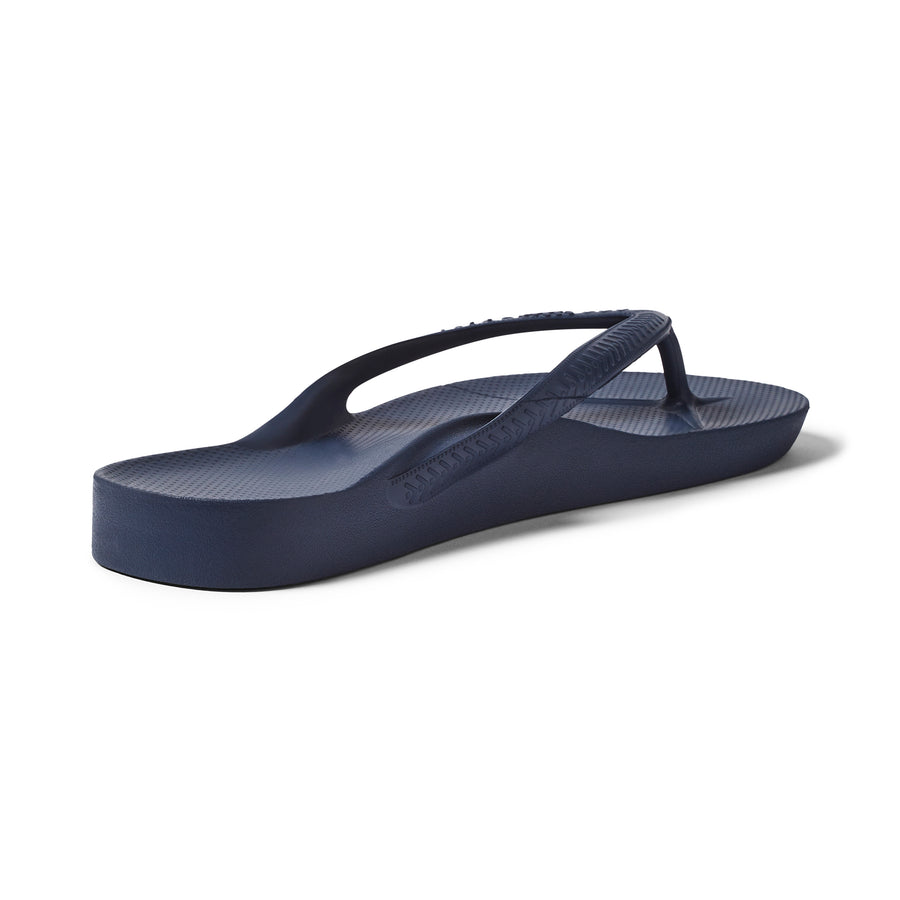 Archies Arch Support Flip Flops Classic Navy