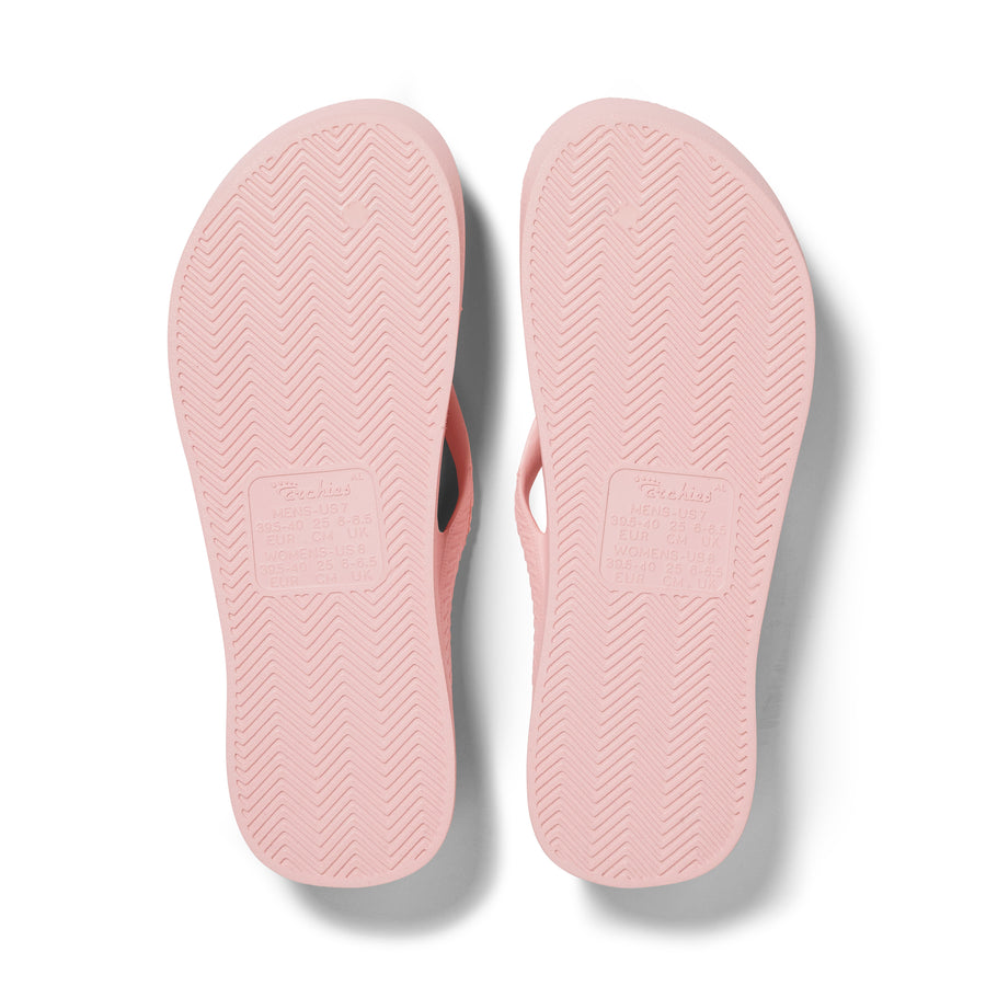 Archies Arch Support Flip Flops Classic Pink