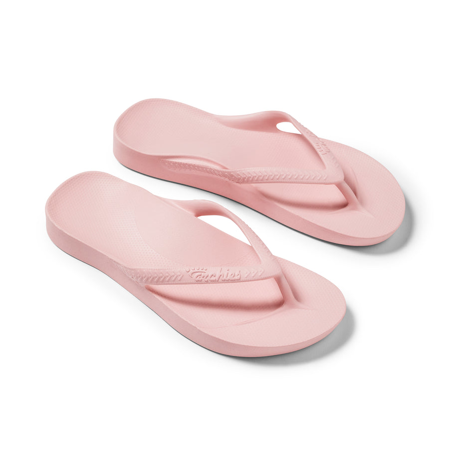 Archies Arch Support Flip Flops Classic Pink