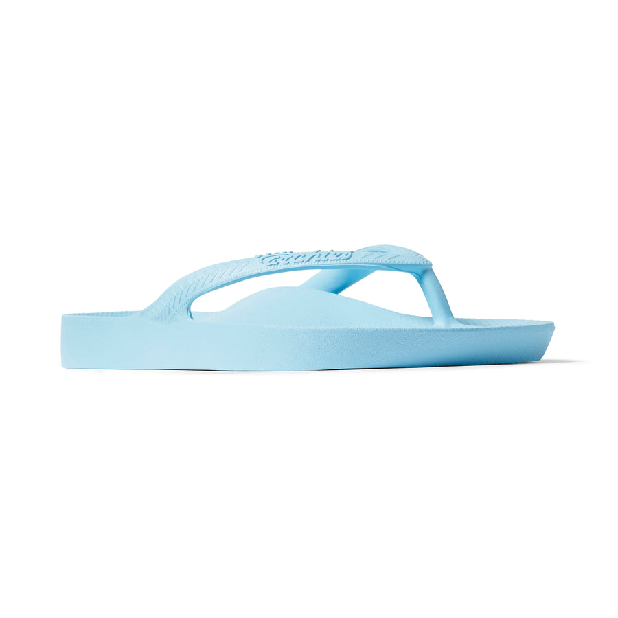 Archies Arch Support Flip Flops Classic Sky Blue