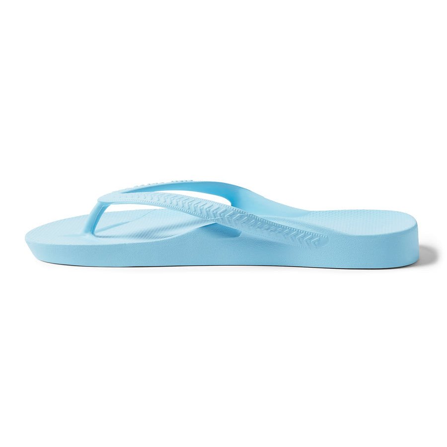 Archies Arch Support Flip Flops Classic Sky Blue